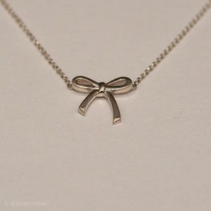 Tiffany & Co silver Bow Pendant